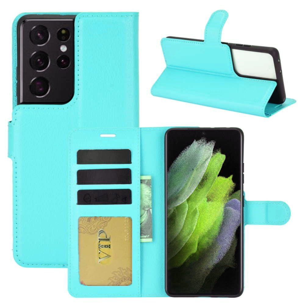 Leather Folio Wallet Case for Samsung Galaxy S21 Ultra Leather Folio Wallet Case for Samsung Galaxy S21 Ultra
